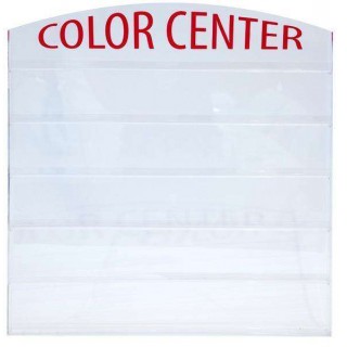 Cre8tion Nail Polish Wall Mounted Display Color Center, 96 bottles, NEW DIMENSION, 10122 KK